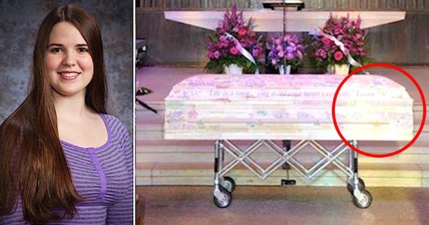 Teen Girl Dies, Then Mom Looks Closer At Her Casket And Realizes Notes Are Scribbled All Over It