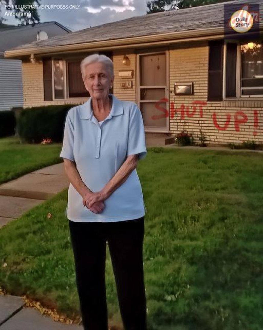 My Neighbors Left a Message That Broke My Heart — When My Granddaughter Found Out, She Taught Them a Lesson