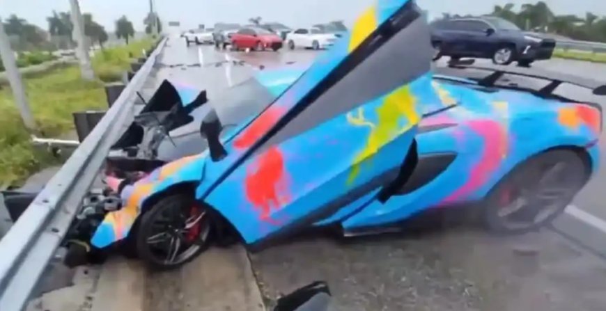 YouTuber Totals $200K McLaren Sports Car During Livestream