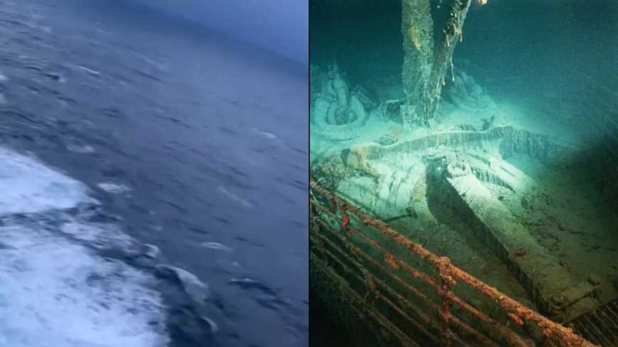 People have sobering realisation after seeing exact location where the Titanic sank