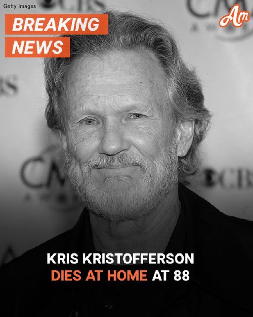 Actor and country singer Kris Kristofferson has PASSED AWAY at home surrounded by family