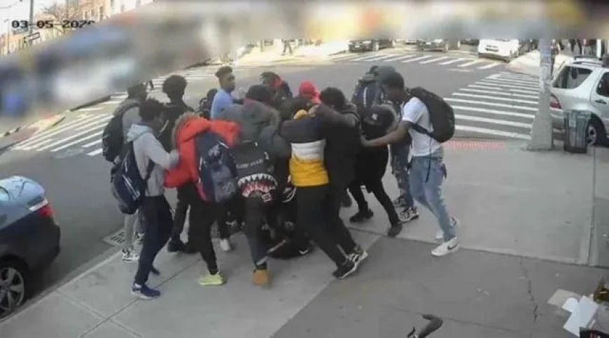 Teen Girl Stomped By Over A Dozen Suspects Bleeding Like Crazy