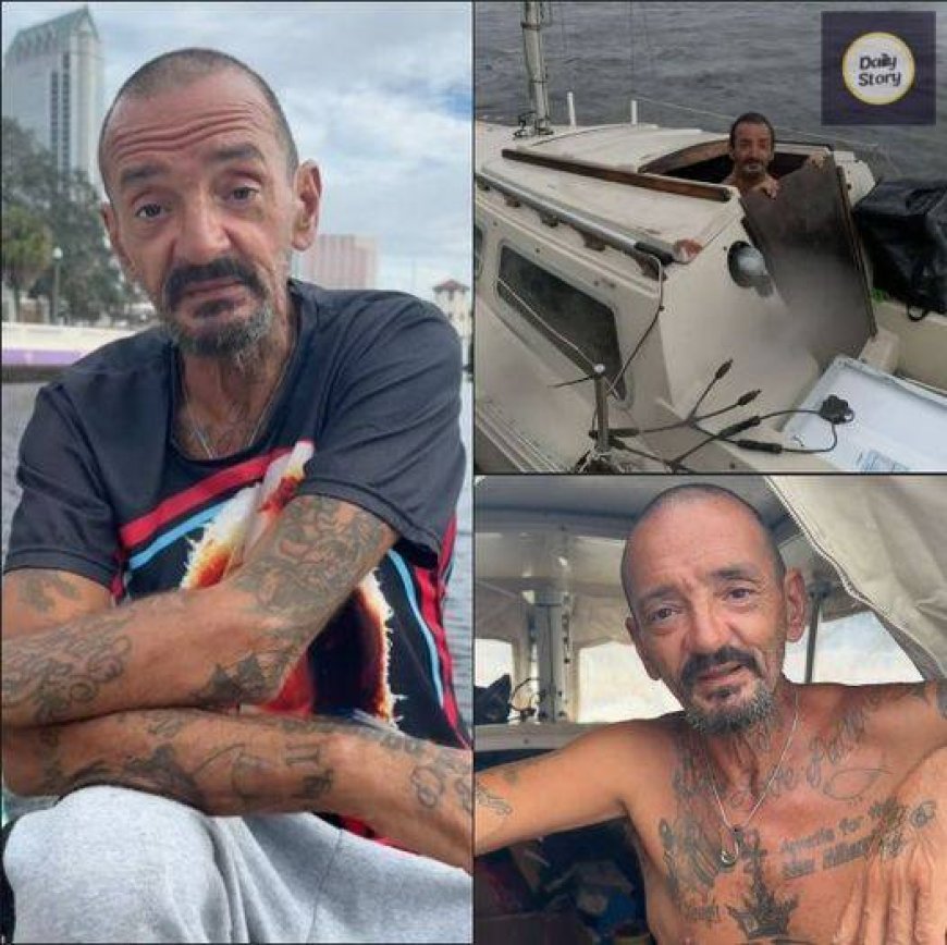 Florida man nicknamed Lieutenant Dan refuses to leave boat as Hurricane Milton nears