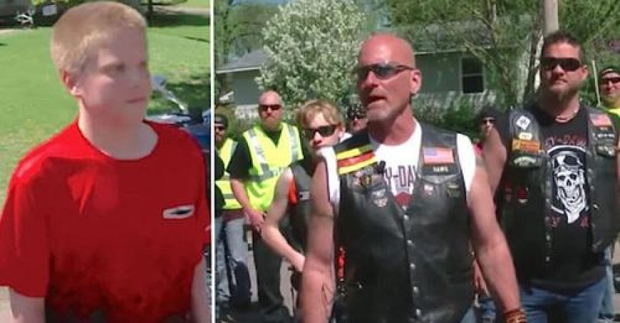 Bikers Storm Town Looking For Bullied Teen Who Steps Out To Face Them