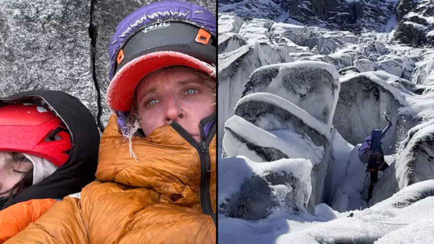 Brit climber who recorded chilling footage with no hope of rescue shares why it hasn't put her off climbing again