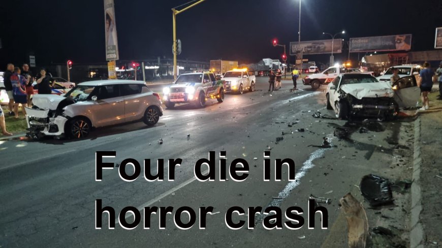 Four young people died after an accident at the N12 Platan Avenue intersection on Sunday night October 13