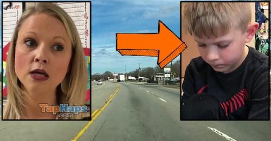 Teacher Spots Boy Cycling Alone On Busy Highway Helps Save His Dad