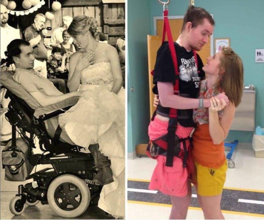 Years after horrible wreck, quadriplegic man and his wife share their first dance